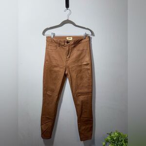 L’Agence women’s Margot Skinny High Rise Sparrow Contrast Coated Skinny Jeans 29